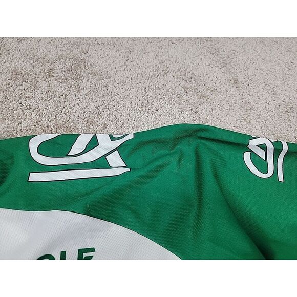 Credit Agricole Cycling Shirt Vintage Zip Up Terry Cloth Lined 80s Medium - Picture 6 of 16